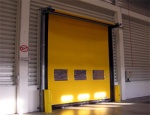 Автоматические рулонные промышленные скоростные ворота Dynaco серии M2 Compact