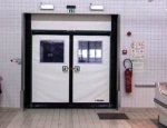 Рулонные промышленные скоростные ворота Dynaco серии M2 Emergency Exit