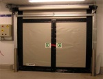 Автоматические рулонные промышленные скоростные ворота Dynaco серии M2 Emergency Exit