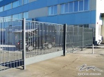 Автоматические откатные кованые ворота