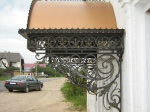 Кованый козырек